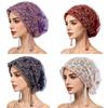 Polyester Flower Embroidered Sun Hat With Flowy Tassels For Summer Fashion Accessory