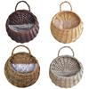 New Storage Container Flower Basket Wall Hanging Handmade Weaving Wicker Basket Hanging Planter Home & Living