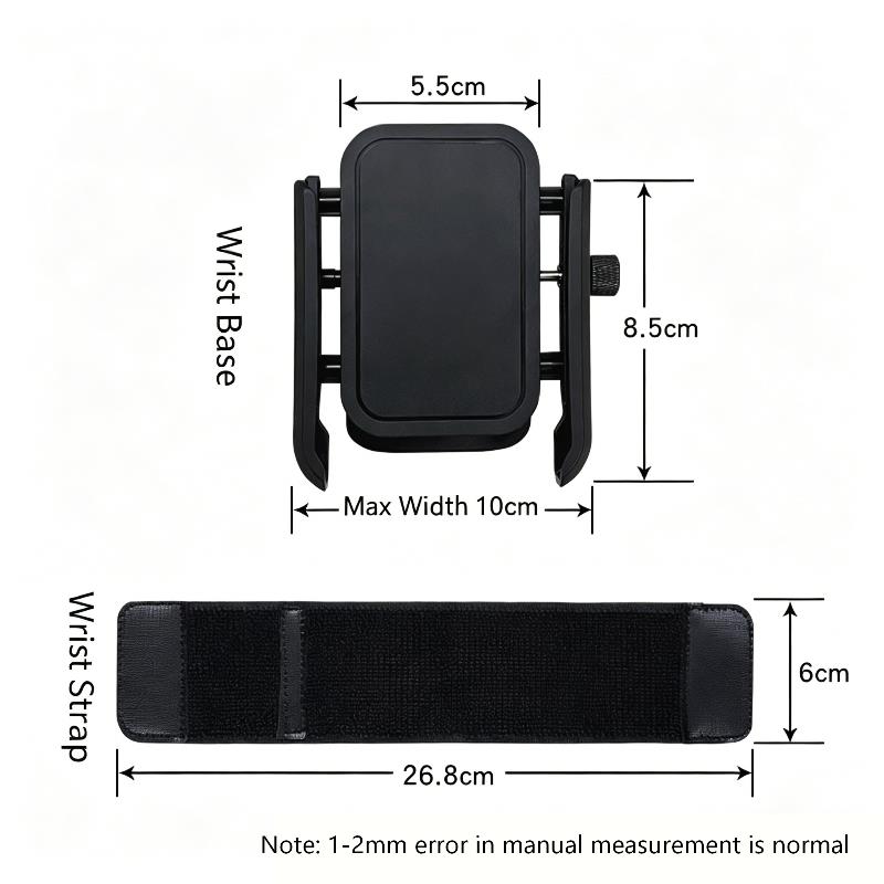 Driver's Wrist Phone Holder Navigation Riding Equipment Live Broadcast Arm Bag Wrist Strap Running Arm Cover for Sports Fitnes 6