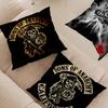 SSons OOf AAnarchy TV Office Cushion Pillowcase Car Cushion CoverXCM Lumbar Pillowcase Sofa Pillowcover