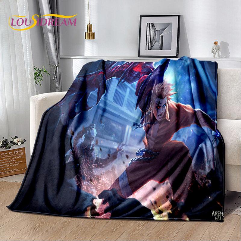 3D HD VALORANT Game Gamer Cartoon Soft Plush Blanket,Flannel Blanket Throw Blanket for Living Room Bedroom Bed Sofa Picnic Cover