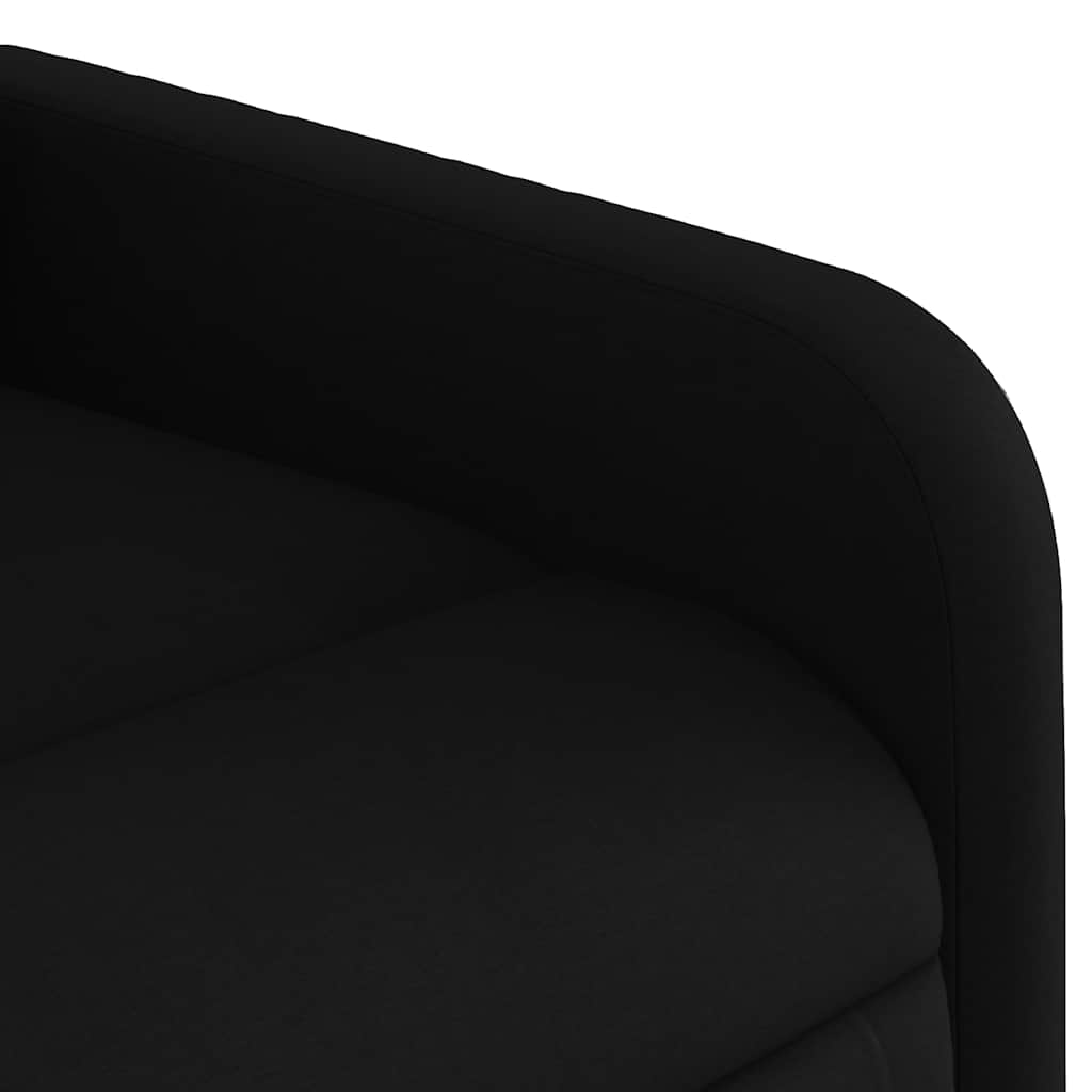 Massage Recliner with Rising Aid Black Fabric