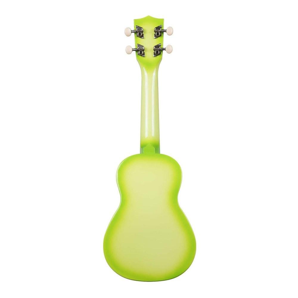 Kala Soprano Ukulele MK-SD/GRNBURST Dolphins Kauri Top Dolphin-shaped Bridge Case Included