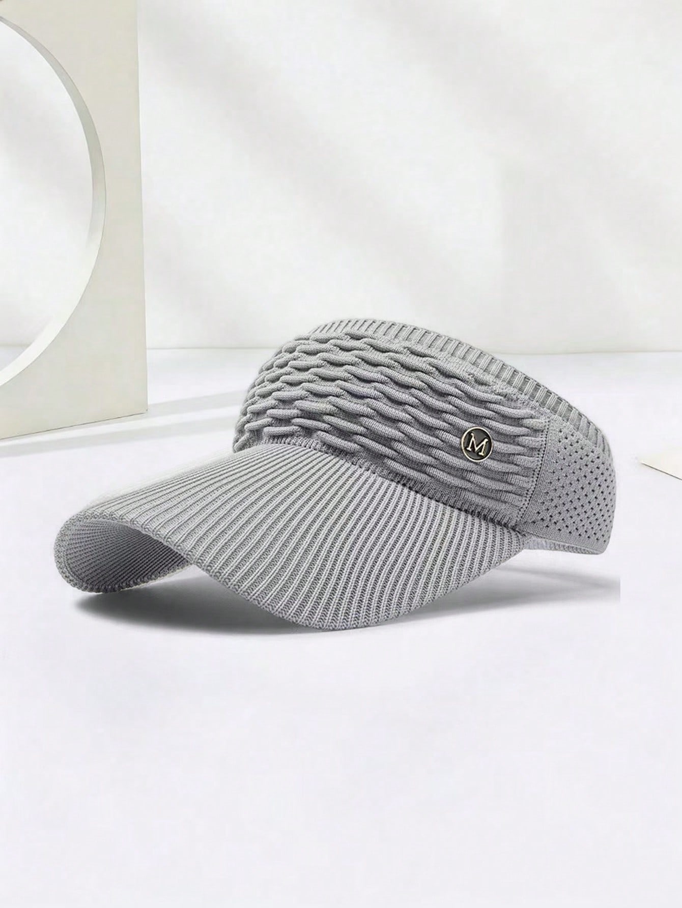 

Unisex Sun Protective Brim Sports Sun Hat Casual Versatile Breathable Adjustable серый
