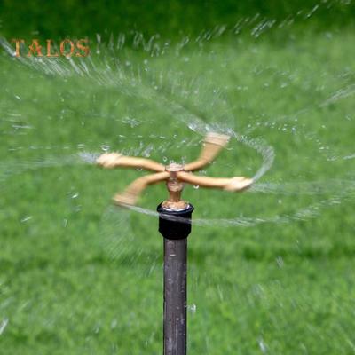Sistema di irrigazione da giardino con spruzzatore rotante automatico Irrigatore rotante a 360 gradi Irrigazione di colture intere Ugello per irrigazione per prati Giardini Cortili