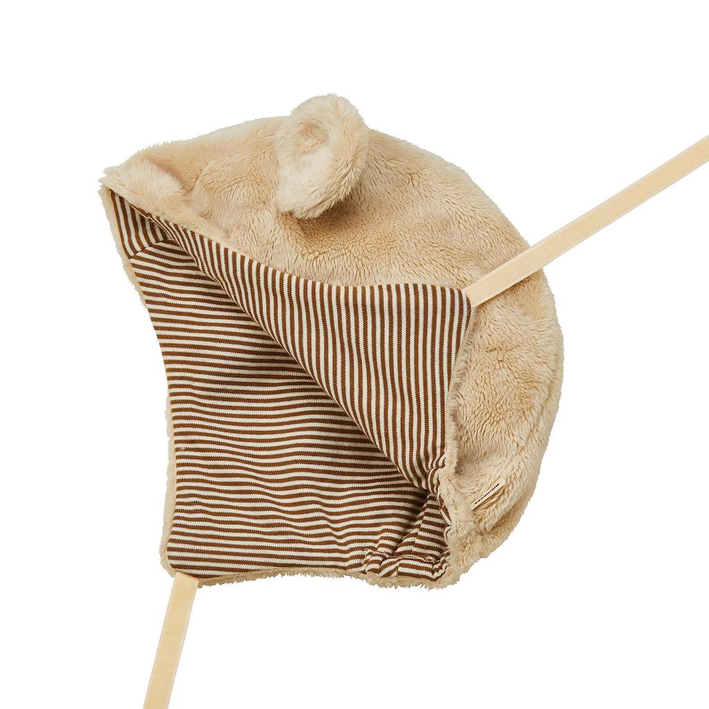 Kukla Dětská kukla Klobouk Vyrobeno v Japonsku Chlapci Dívky Dětské oblečení Dítě Volná Béžová [MIKI HOUSE] 43-9201-494 (44-50 cm)