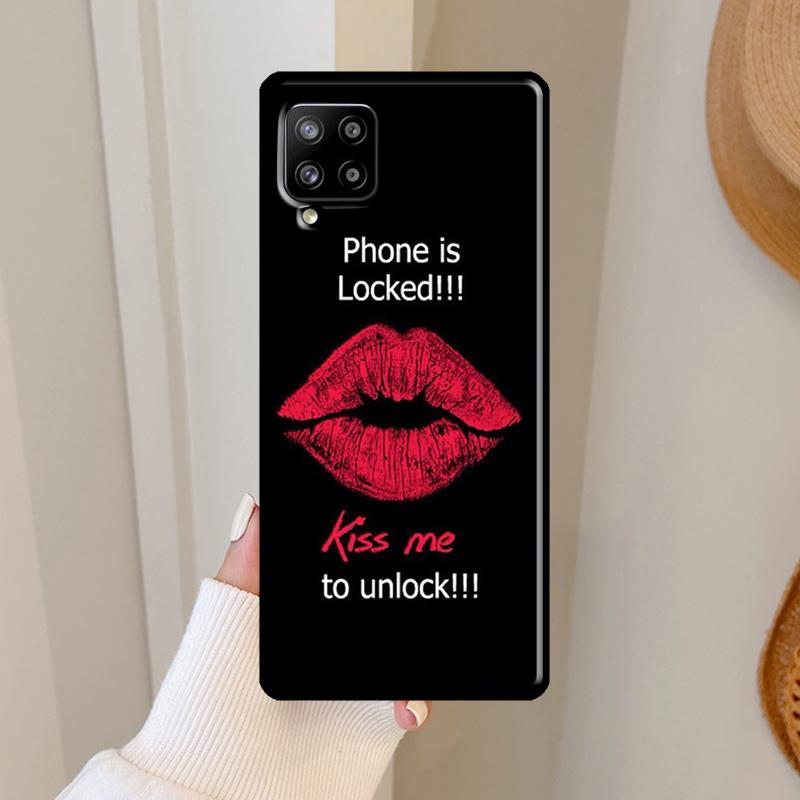 Kiss Me Lips Lipstick Case For Samsung Galaxy A36 A56 A13 A23 A52 A32 A12 A54 A34 A14 A16 A26 A33 A53 A15 A35 A55
