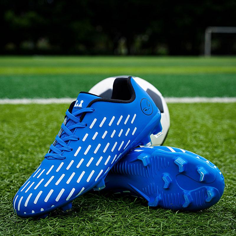 Men's and Women's Youth Students Professional Competition Training Shoes AG Spike Football Shoes Children's Football