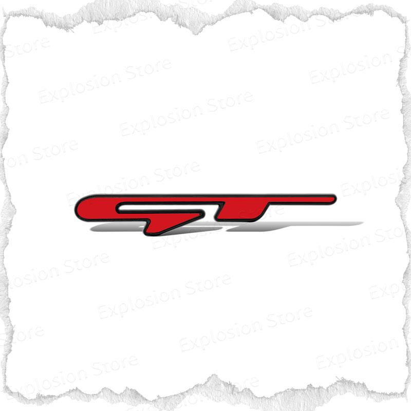 GT GT Line Logo Car Decor Metal Sticker Car Head Grill Emblem Rear Trunk Badge Decals For RCZ For Kia Sportage Rio K3 K5