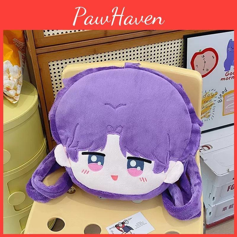 Love Deepspace And Xavier Rafayel Zayne Plush Backpack Cartoon Zipper Design