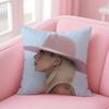 Singer Unique LLady GGaga Cushion Cover Pillow Case Soft Skin Friendly Fabric Comfort  Concealed Zipper