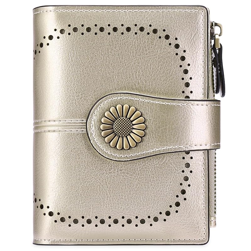 

[Semo1mus] wallet ladies bifold wallet genuine leather Holds 16 cards large capacity Skimming prevention Popularity Fashionable coin purse wallet cute