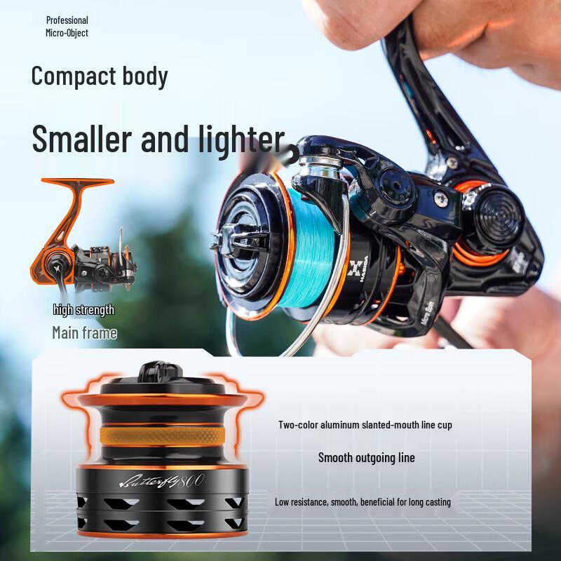 Hasida Butterfly Ultralight Spinning Fishing Reel