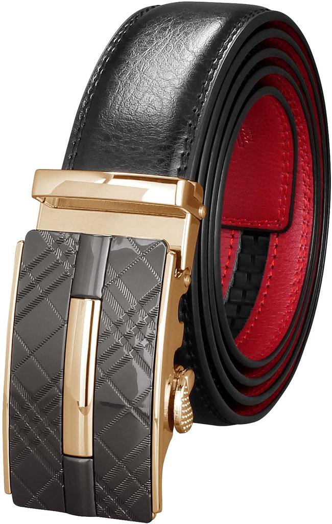 Large No Genuine No Golf Men's Belt, Size, Holes, Business, Casual, Leather, Brand, Stylish, Auto-Lock, Holes, Men's Belt, Stepless, Men's Belt, Golf,