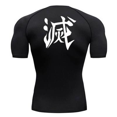 Stylish Graphic Compression Shirts for Men Athletic Quick Dry Rash Guard Gym Workout Running Tshirt Tops Baselayers Undershirts