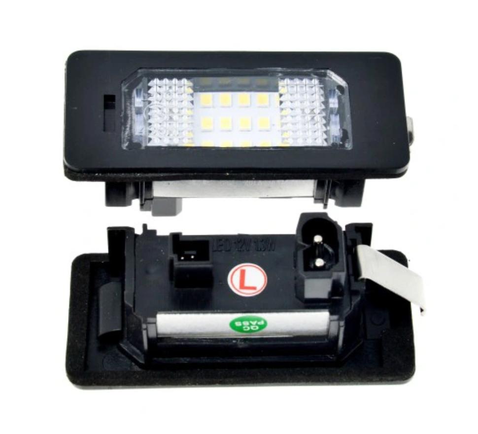 Led Licence Plate Light Kit, Autotune, For Bmw E82 1 Series, E88 1 Series, E90 3 Series, E91 3 Series, E92 3 Series, E93 3 Series, E39 5 Series, E60 5
