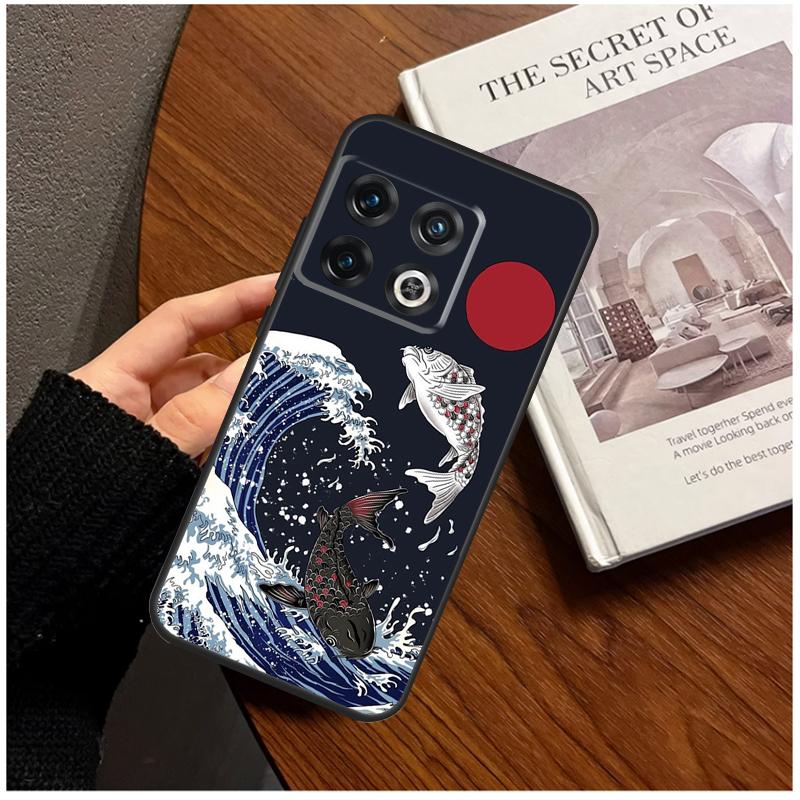 Japanese Wave Art Case For OnePlus 13s 13R 12R 10R 13 12 11 8T 10T Nord CE 4 3 2 Lite N10 N20 N30 Nord 5 Cover