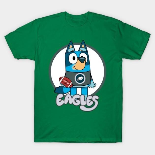 Футболка Bluey Eagles, смешная футболка, унисекс футболка L