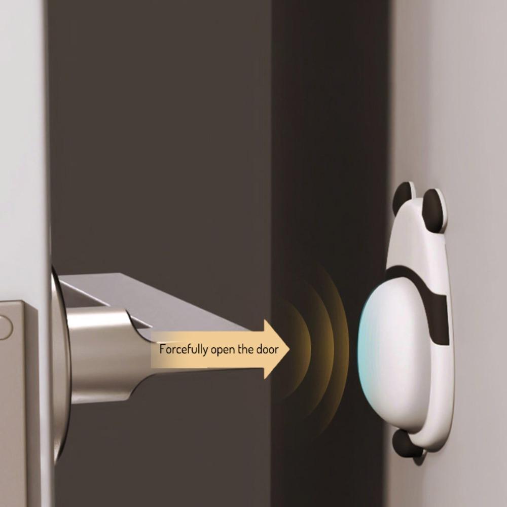2/4PCS Adorable Pet Door Stopper 3D Dog Cat Penguin Panda Anti Collision Self Adhesive Bumper for Door Handle Fridge Chair