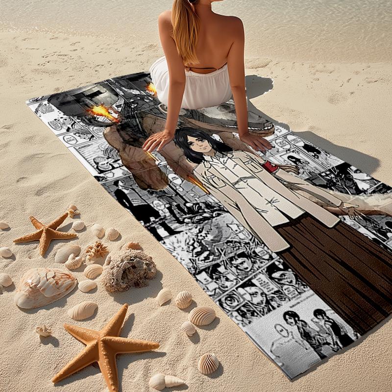 Pieck Fashion Beach Towel: Ideal for Summer Adventures Soft, absorbent and quick drying suitable for swimming and bathing