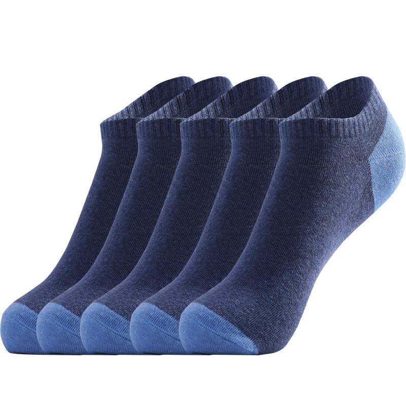Quality Mens Pairs High 5 Socks Summer Large Size Breathable Man Sock Cotton Shallow Mouth Lowtop Male New