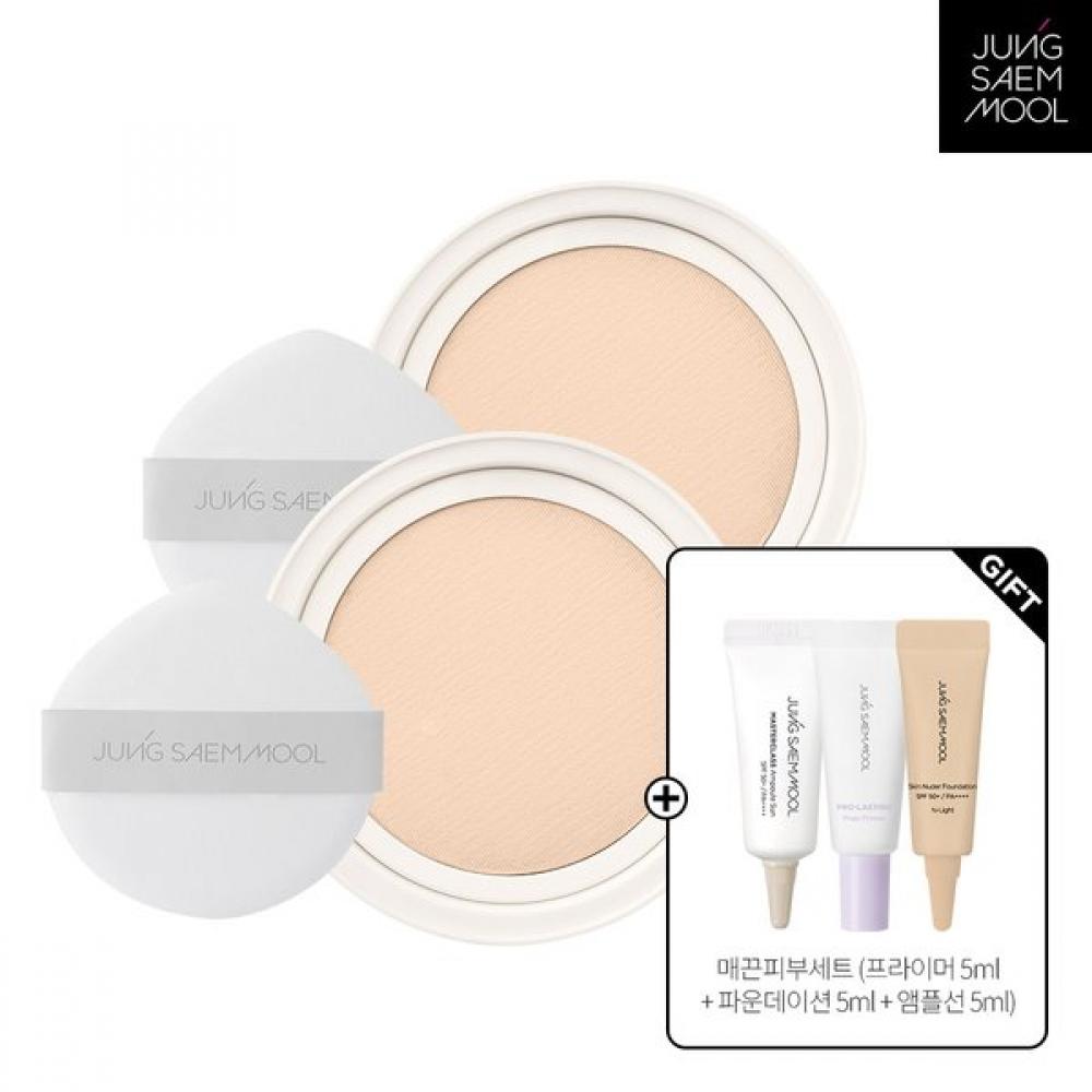 

Jungsaemmool Pro Стійкий сітчастий кушон, запасний блок 2 шт. + Сироватка-фільтр для тонування обличчя 3 мл + Ампула 5 мл 23 medium