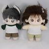 Niannyyhouse 10cm, 15cm, 20cm Plush Clothes, Color Block T-Shirt, Bottoms, Dress-Up, Cotton Doll, Accessories (A3, 20cm)