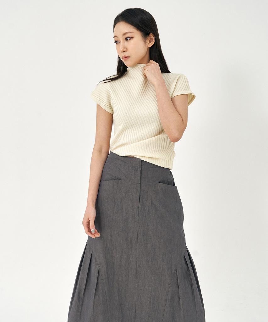 Peulleio Sb Skirt _ Gray