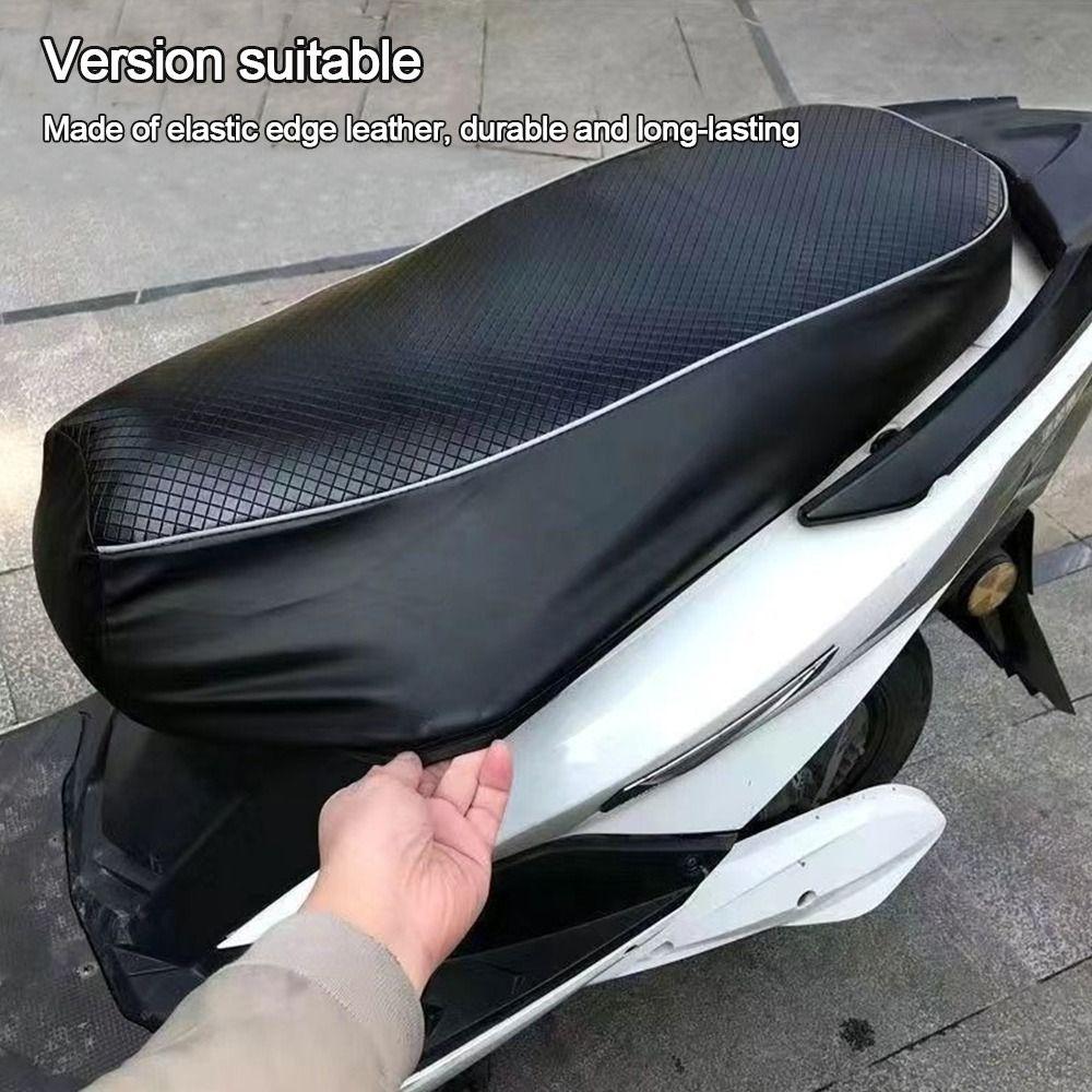 

Sunscreen Electric Vehicle Seat Cover Universal Electric Vehicle Protection Motorcycle Seat Cover Silver XL 61-65cm