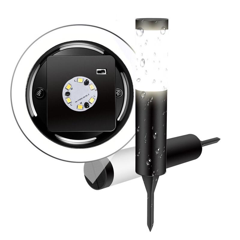 NuFeng Dual-Color Solar Garden Lawn Light