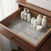 Cosmetic Storage Box Compartmentalized Clear Acrylic Organizer Easy to Clean Makeup Bin