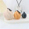 3D Geometry Peach Shape Irregular Stripes Wave Candle Silicone Mold DIY Onion Shape Spiral Twist Soap Moulds Home Art Decor
