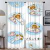 Rilakkumas Halloween Decoration Curtains Living Room Curtain Panel Blinds Home Interior Shades Partition For Sitting Made Of Polyester