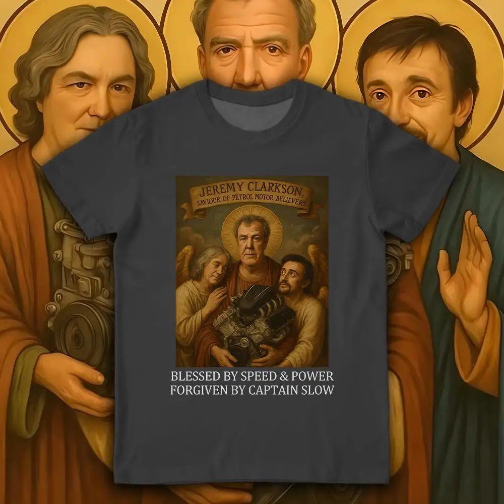 Mode Lustige Meme Grafik Tops Jeremy Clarkson Schütze uns vor Elektromotoren T-Shirt Vintage Täglich Lässig Streetwear Unisex