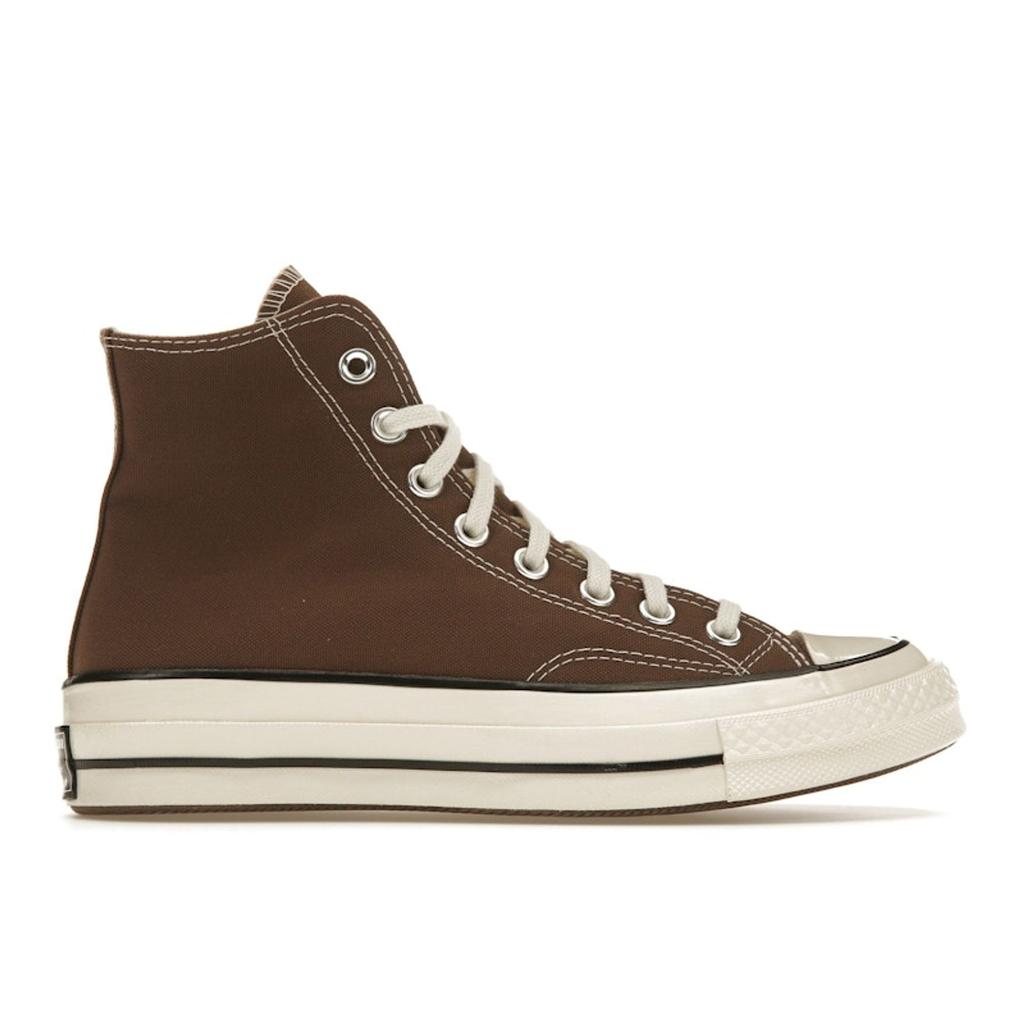 Converse Chuck 70 High Squirrel Friend Brown Unisex Sneakers Egret Black A02755C
