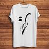 Ink Cat Siamese Funny Meow T Shirt Men,Short Sleeve O-neck Casual Tee Unisex Streetwear TShirt,