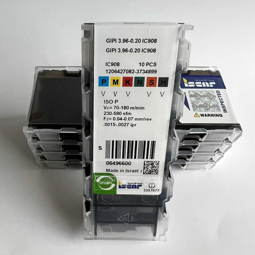 GIPI3.96-0.20 IC908 /Industrial indexable carbide inserts 10 Pcs