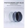 2026 New Fashion Photochromic Reading Glasses for Men Women Elderly, Business Single-Lens Anti Blue Light Presbyopia Eyewear