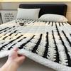Zimní sametová podložka na matraci G5Z - Silný coral fleece topper pro studentskou postel