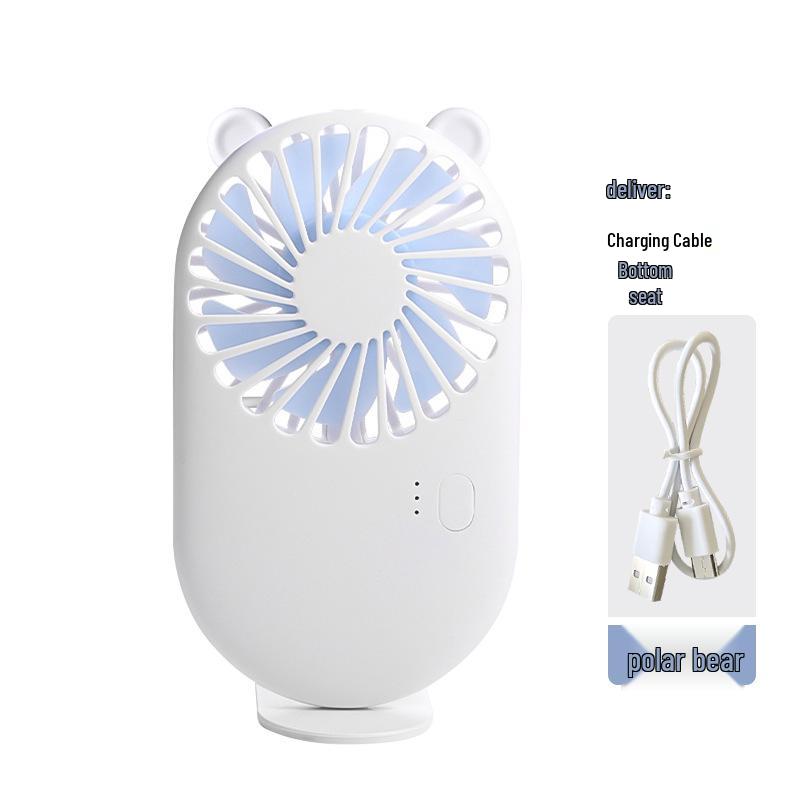 Portable Mini Cartoon USB Rechargeable Fan
