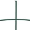 KADAX Potted Ladder Support For Plants Flowers Steel Stake Green 3pcs