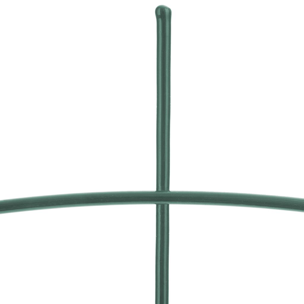 KADAX Potted Ladder Support For Plants Flowers Steel Stake Green 3pcs