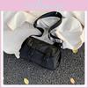 Retro Casual Large Capacity Bag Female 2023 New Winter Fashion Oxford Cloth Small Square Bag Korean Style Shoulder Bag