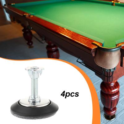 4Pcs Pool Table Leg Levelers Game Multifunctional Leveling Feet Replace Parts for
