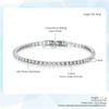 ZHOUYANG Tennis Bracelet For Women Luxury Colorful Optional 2.5mm CZ Crystal Rose Gold Color Gift Fashion Jewelry KC128