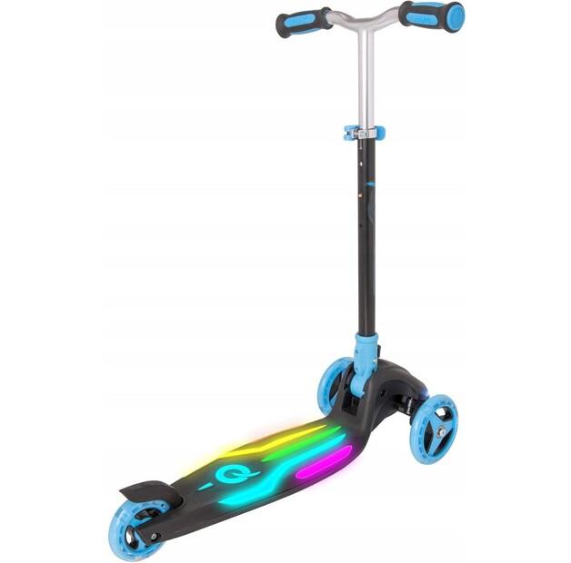 Folding Three-wheeled Scooter EVO Adjustable with a Luminous Platform