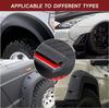 Car Fender Flares Edge Trim Fender Flare Rubber Seal Strip 2m 3m EPDM Rubber Seal For Automotive and Truck Wheel Wells