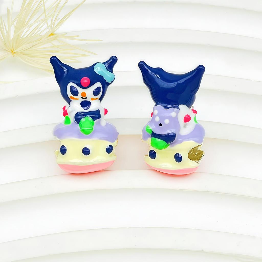 DIY 3D Alloy Drip Oil Cartoon Beaded Jewelry for Bracelets & Necklaces