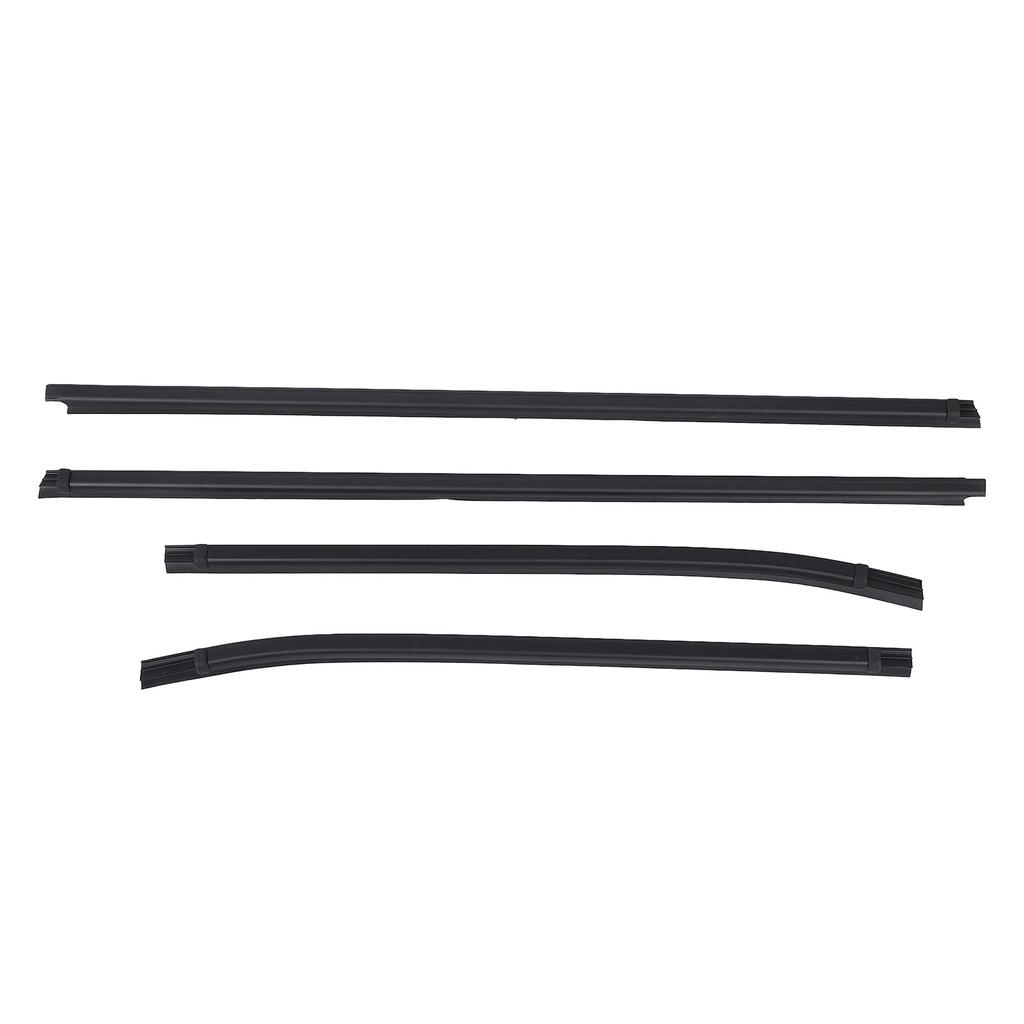 4Pcs Door Weatherstrip Trim 8 98052197 2 Dust Proof Wind Resistant Anti Leakage for D MAX RT 2012 to 2019