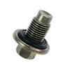 M14 X 1.5mm Car Engine Oil Pan Drain Nut Sump Plug Screw Bolt 1E0010404 for Ford Volvo Peugeot Mazda Land Rover Fiat Citroen Oil Drain Plugs 3